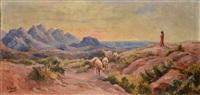 EDOUARD HERZIG BERGER ET SES MOUTONS VERS L'ATLAS